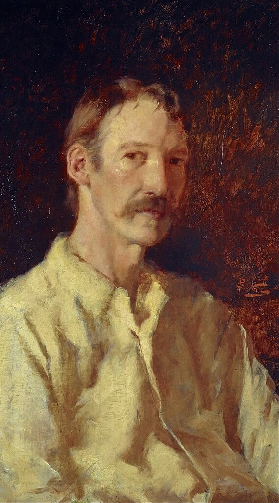 Ritratto di Robert Louis Stevenson, saggista, poeta e romanziere - Scottish National Gallery, Edimburgo
